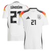 Original Fußballtrikot Deutschland Gundogan 21 Heimtrikot EURO 2024 Für Herren